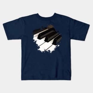 Piano watercolor Kids T-Shirt